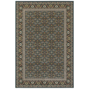 Oriental Weavers Kashan Navy/Multi Oriental 180L1 Area Rug