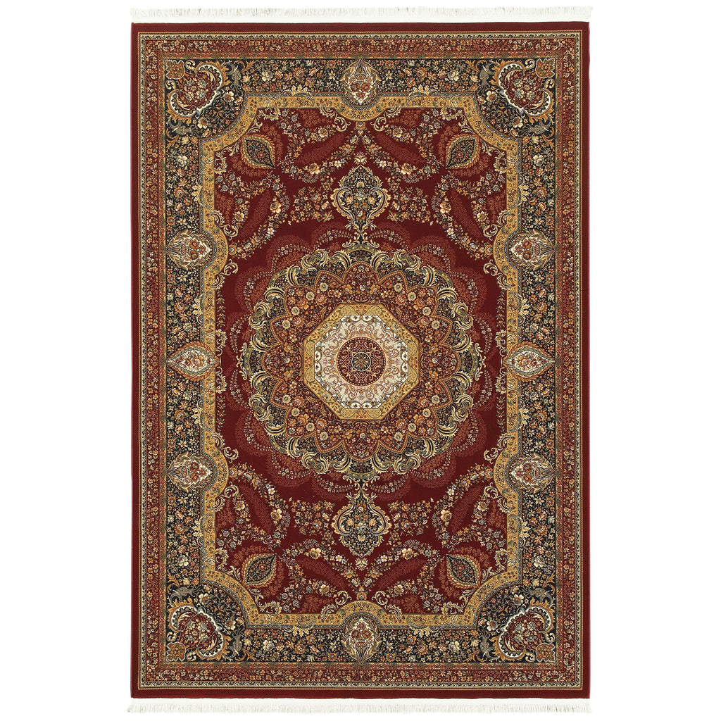 Oriental Weavers Masterpiece Red/Multi Oriental 113R2 Area Rug