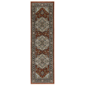 Aberdeen 1144R Red/Blue 2' x 3' Rug