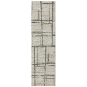 Alton 501Z9 Grey/Teal 3'3" x 5' Rug