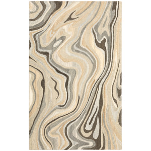 Anastasia 68007 Beige/Charcoal 3'6" x 5'6" Rug