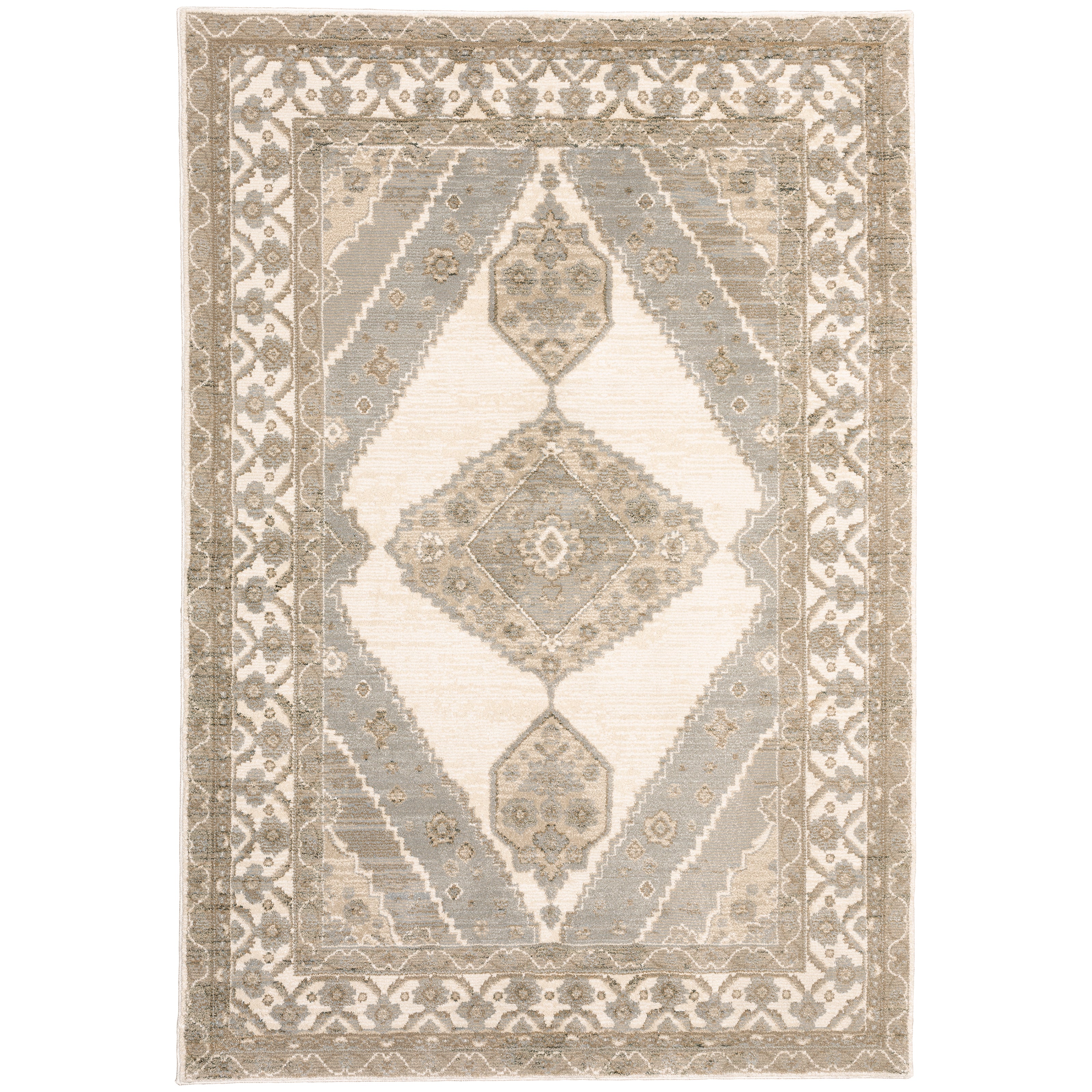 Andorra 298C0 Beige/Ivory 1'10" x 3'2" Rug