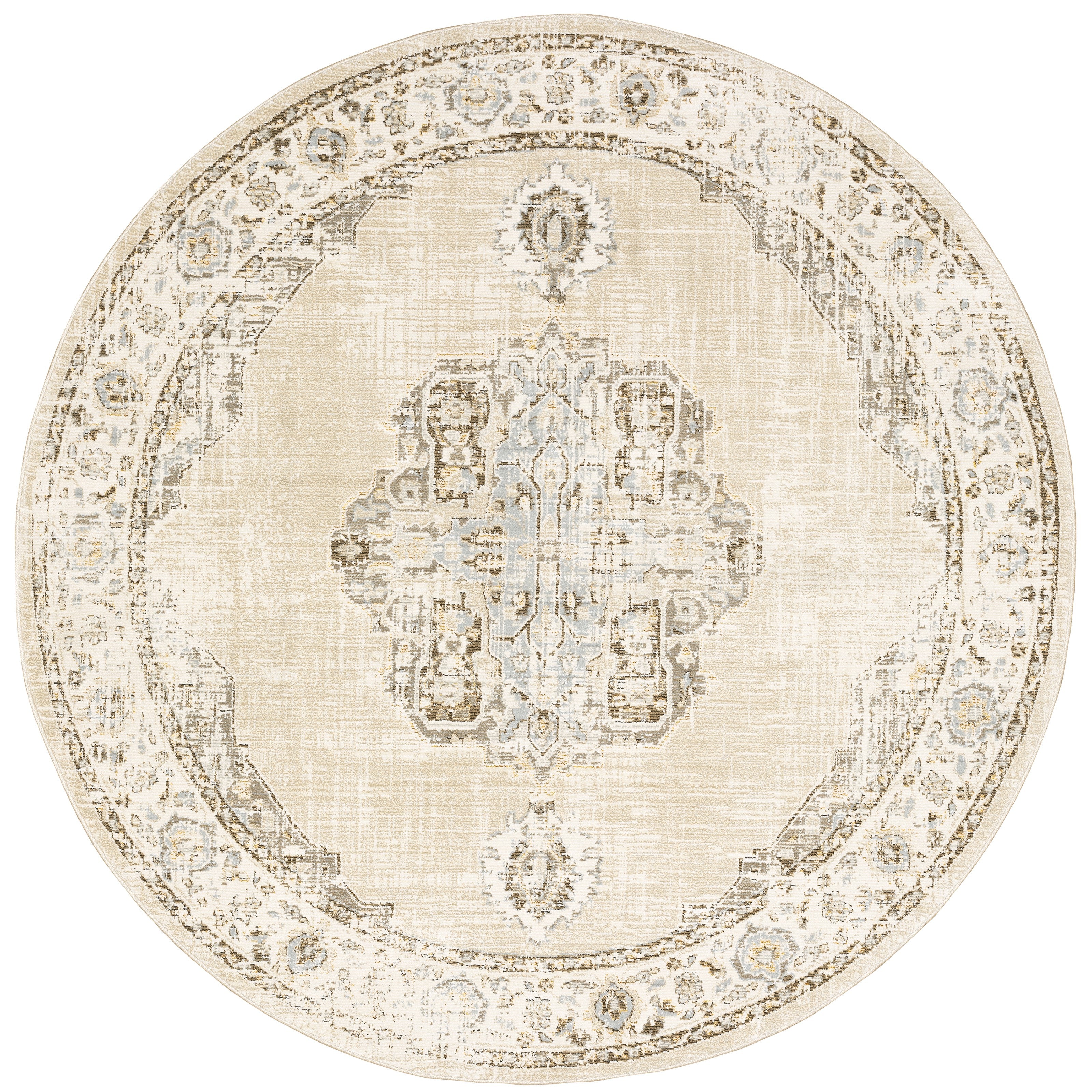 Andorra 303D0 Beige/Ivory 1'10" x 3'2" Rug