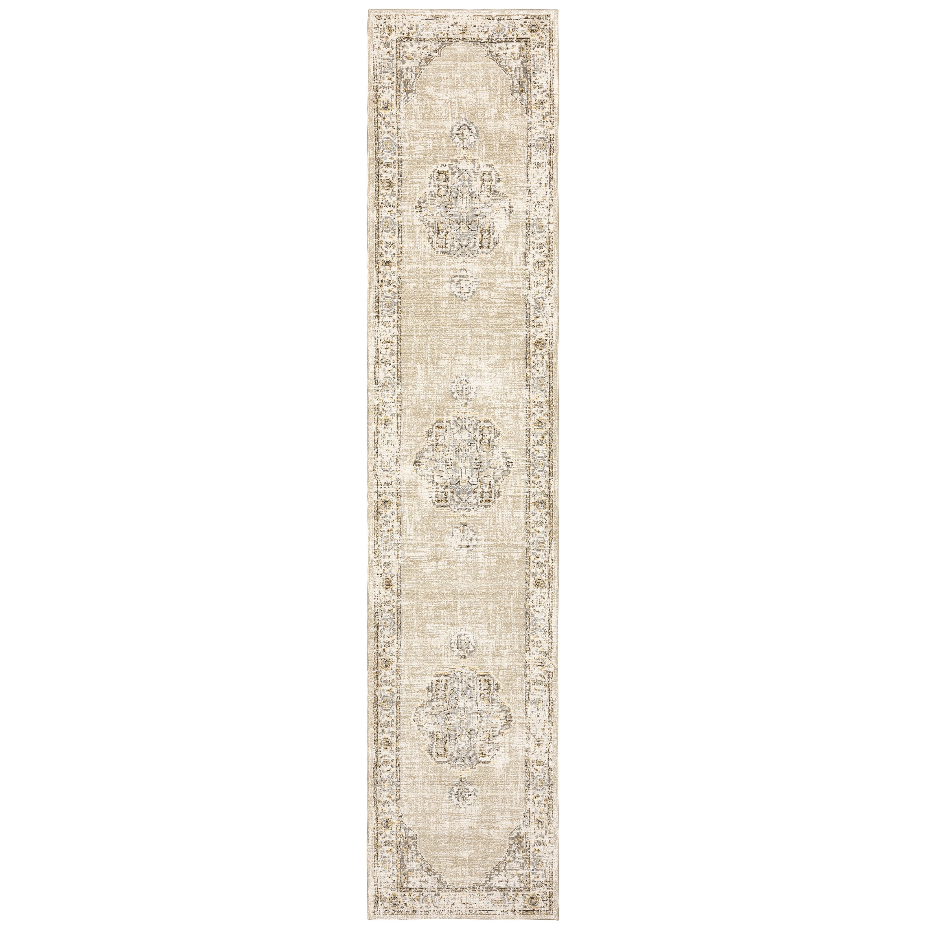 Andorra 303D0 Beige/Ivory 1'10" x 3'2" Rug