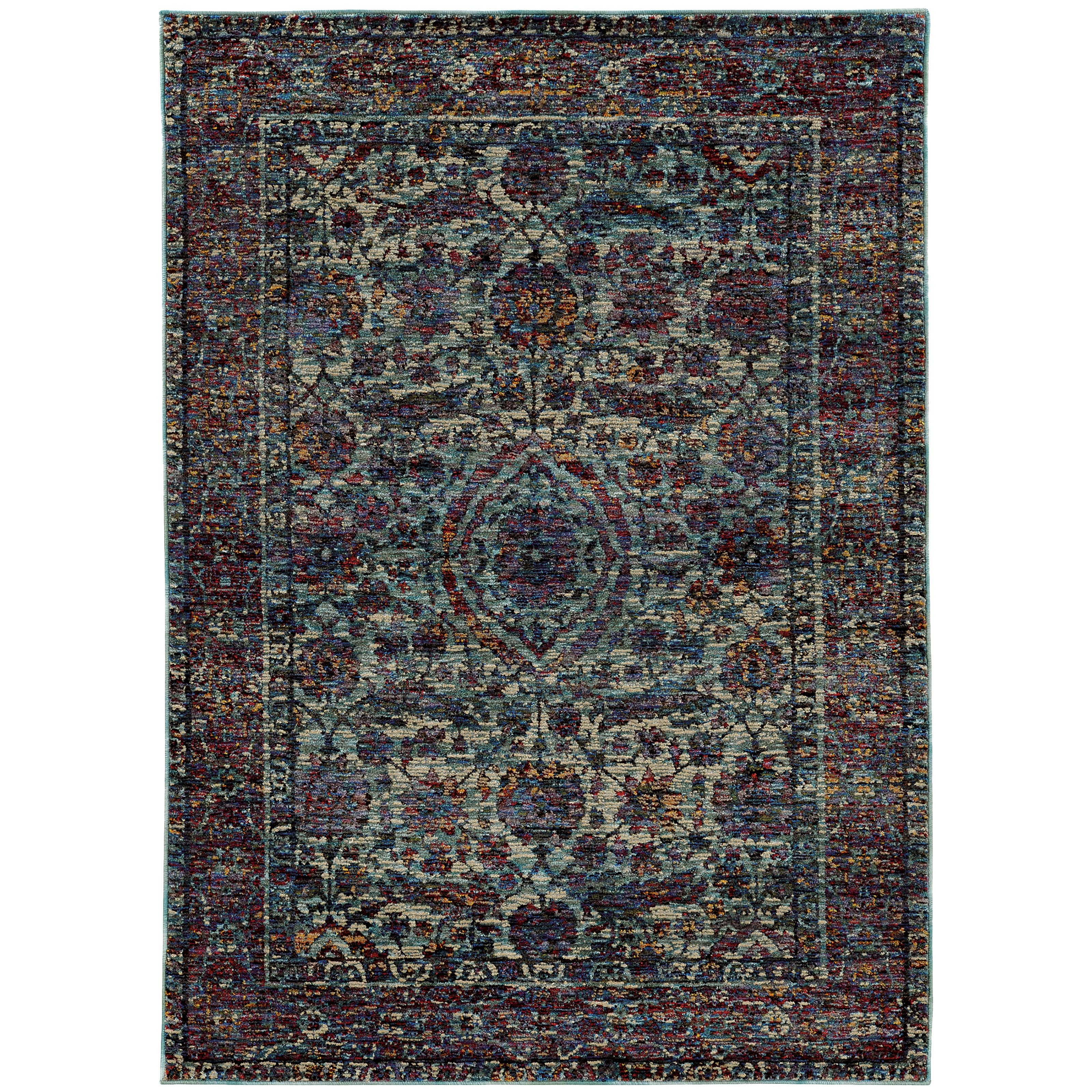 Andorra 6846B Blue/Purple 10' x 13'2" Rug