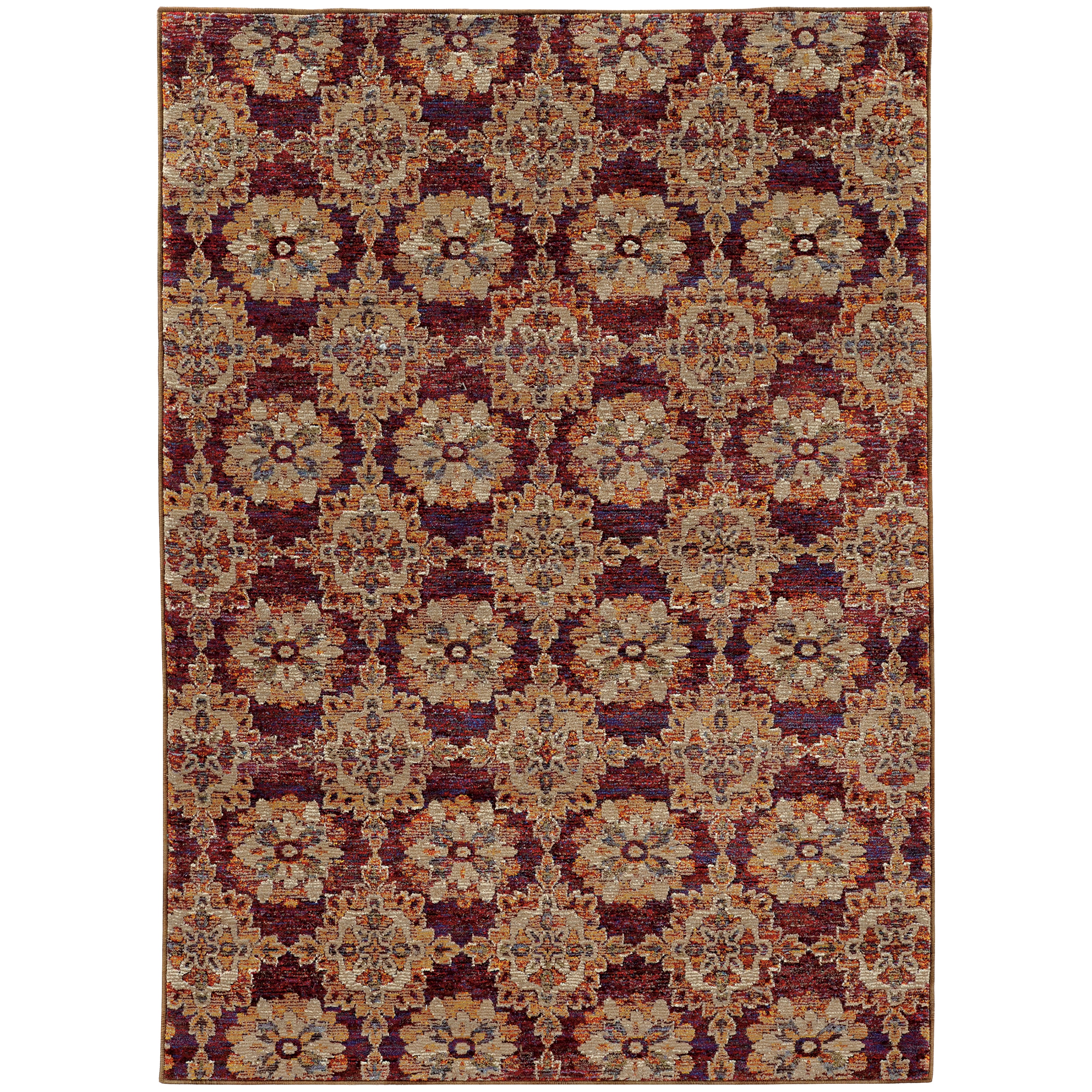 Andorra 6883A Red/Gold 10' x 13'2" Rug