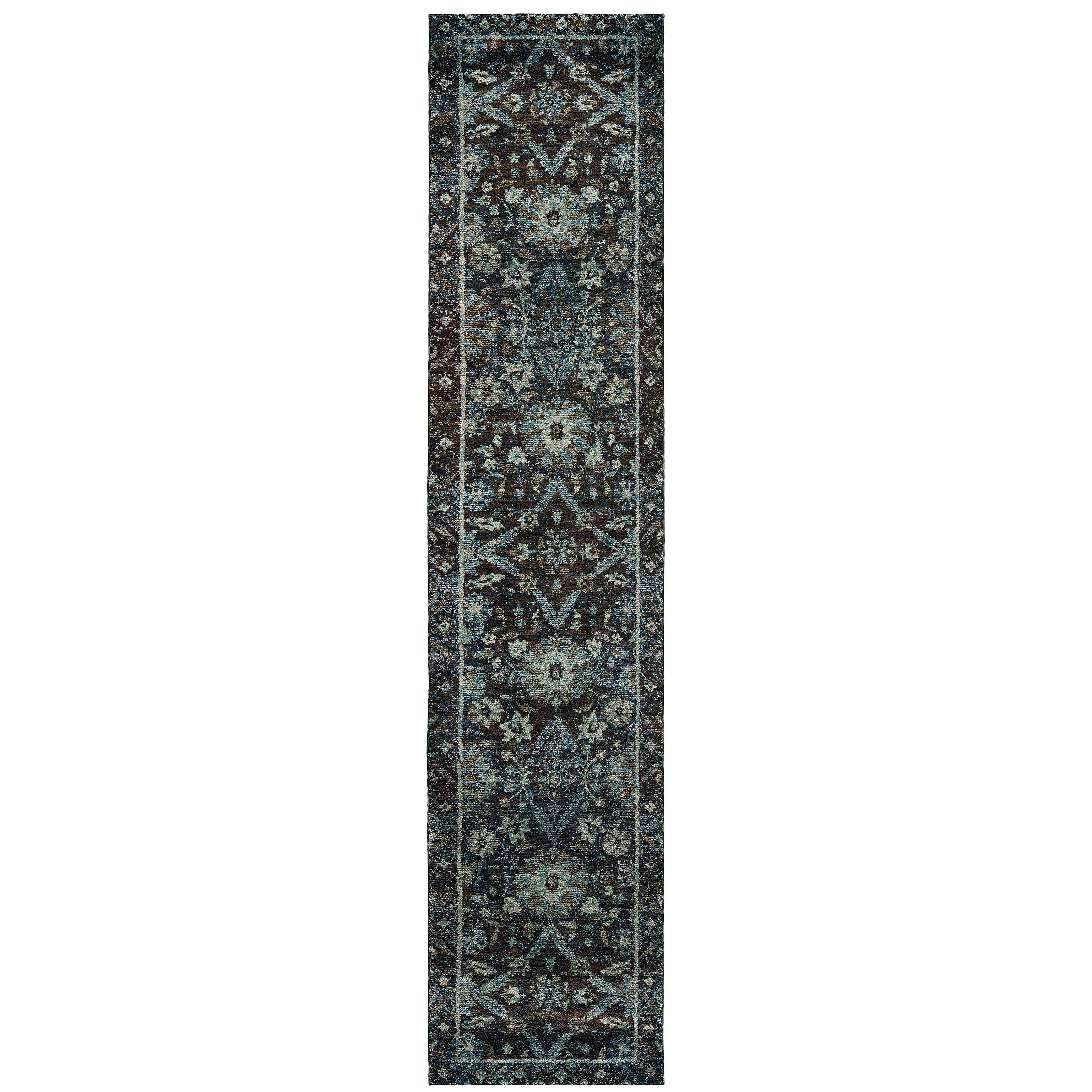 Andorra 7124A Navy/Blue 10' x 13'2" Rug