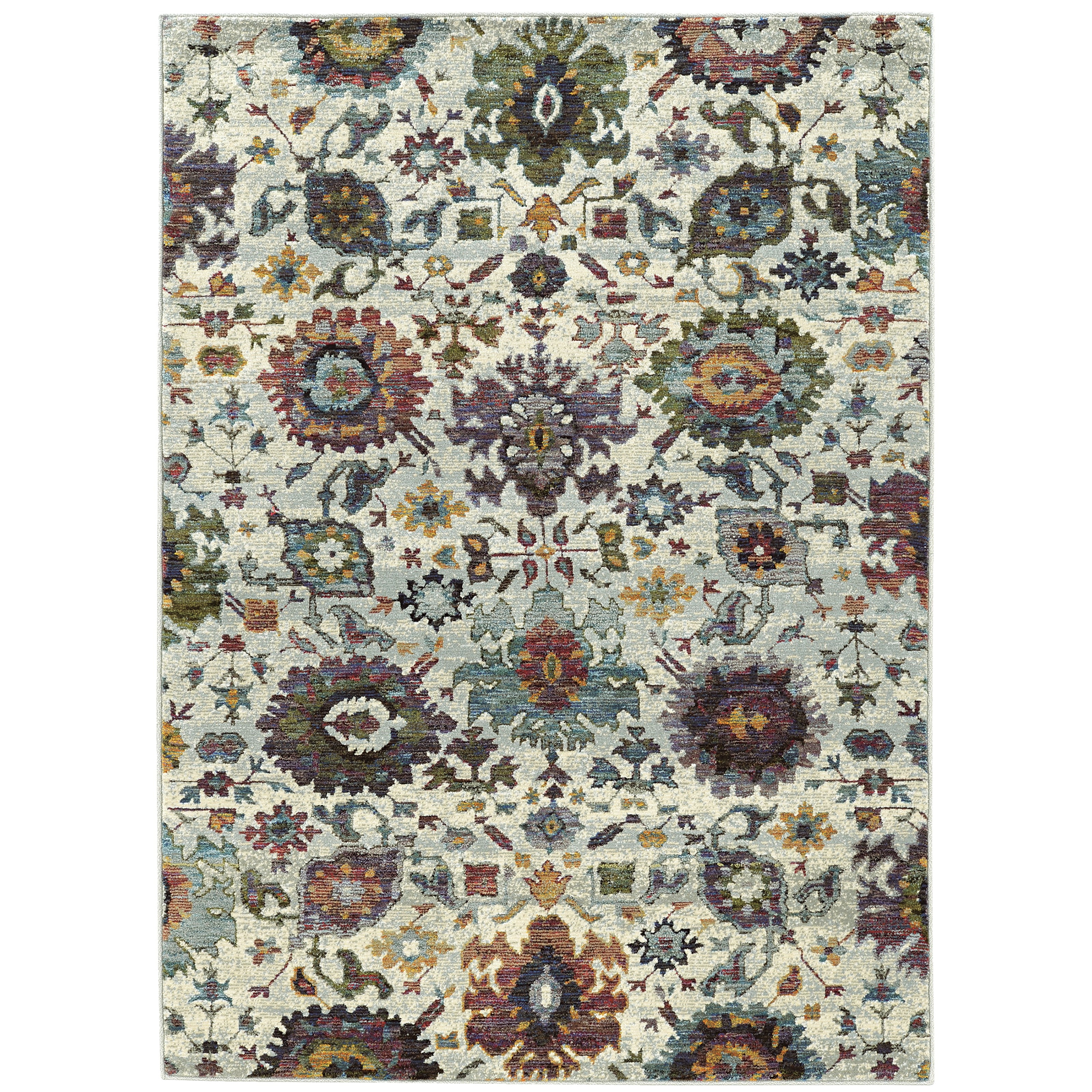 Andorra 7129A Stone/Multi 10' x 13'2" Rug