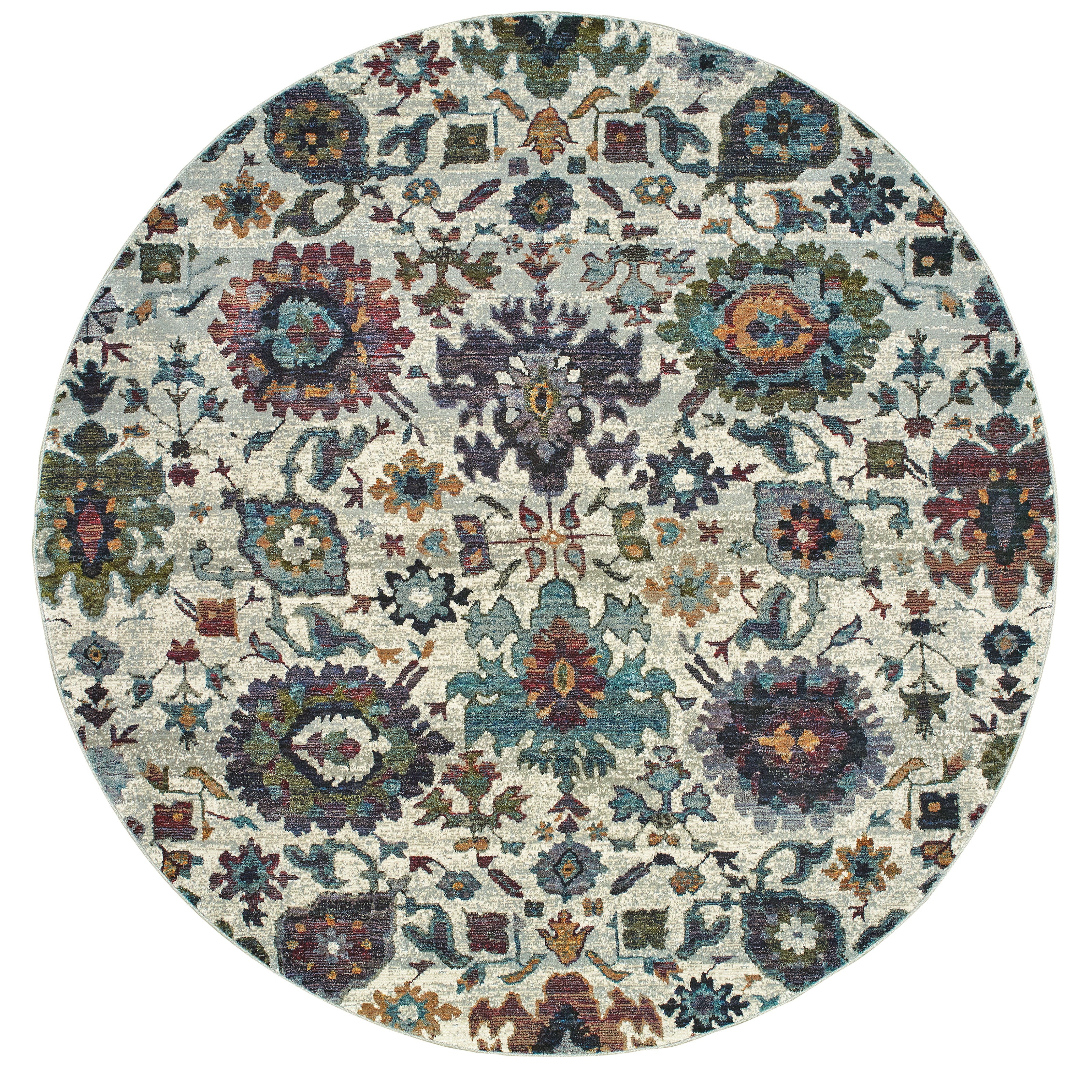 Andorra 7129A Stone/Multi 10' x 13'2" Rug