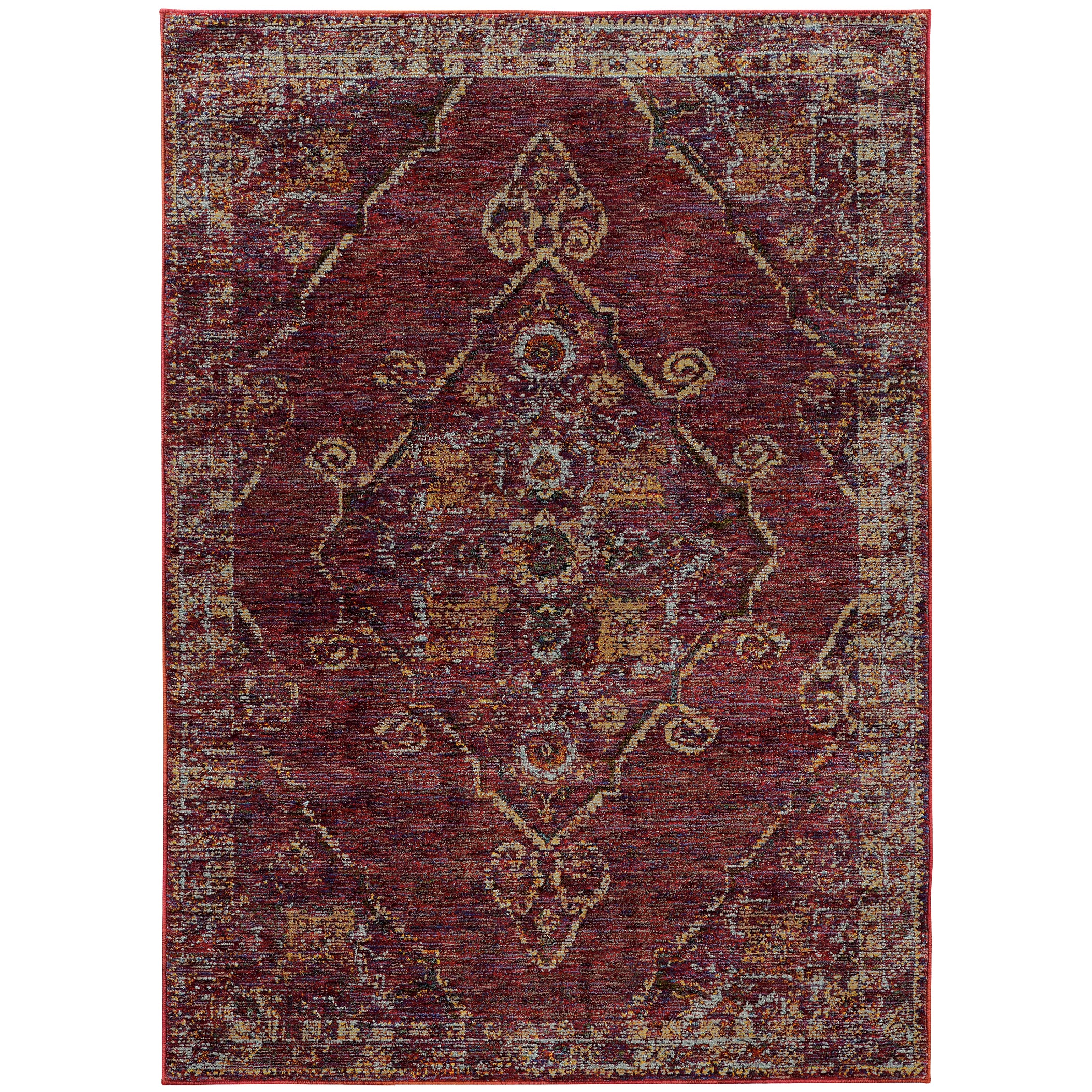 Andorra 7135E Red/Gold 10' x 13'2" Rug