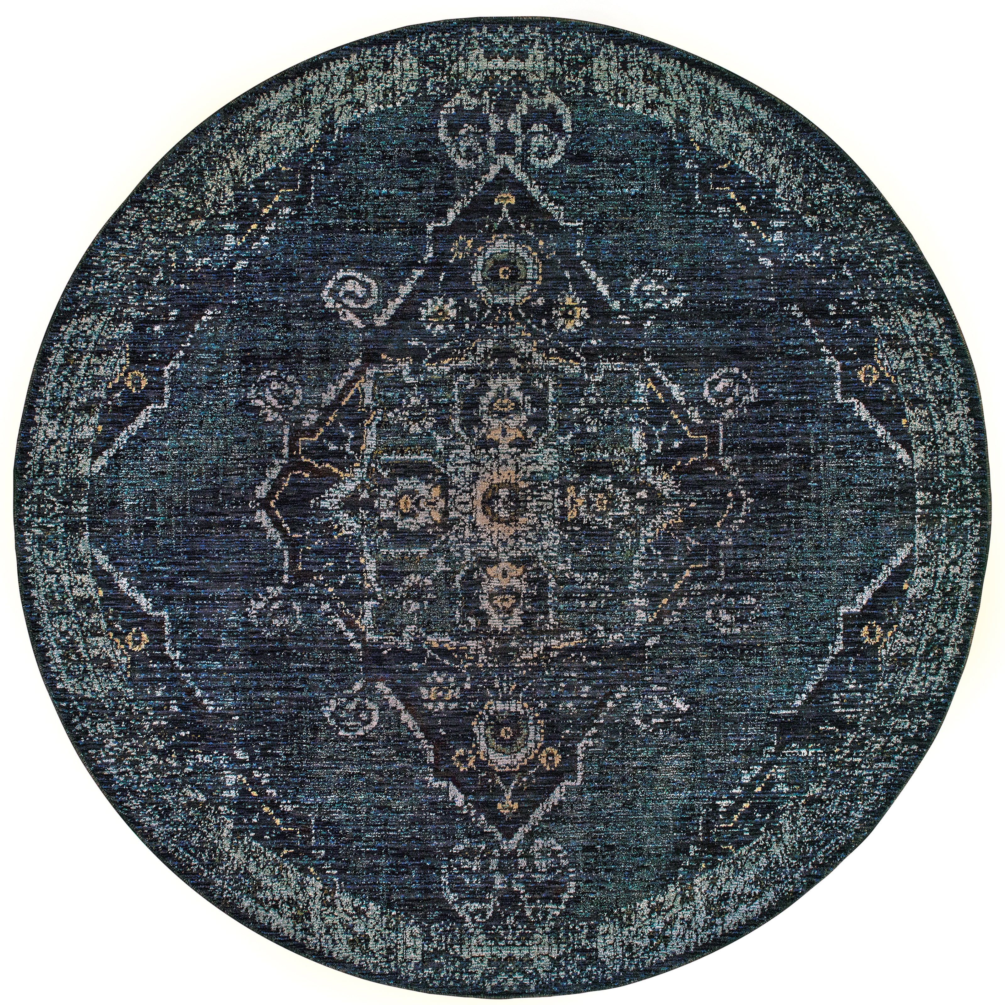 Andorra 7135F Blue/Light Blue 10' x 13'2" Rug