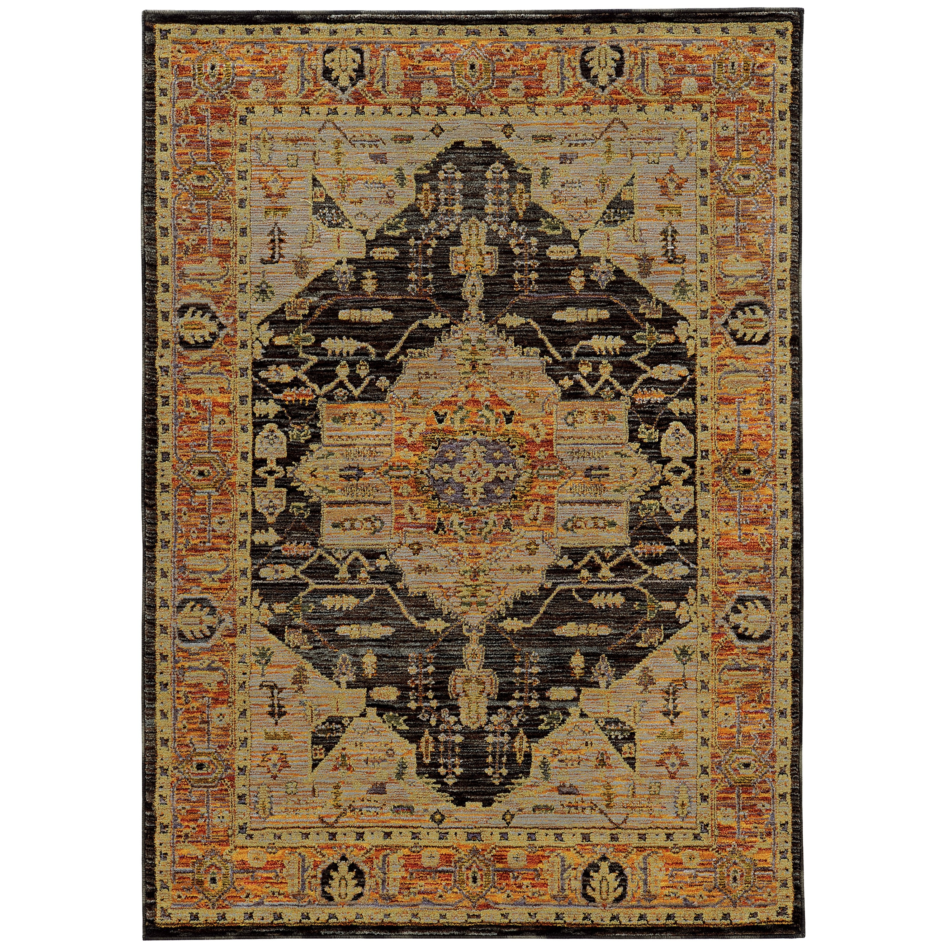 Andorra 7138B Gold/Brown 10' x 13'2" Rug