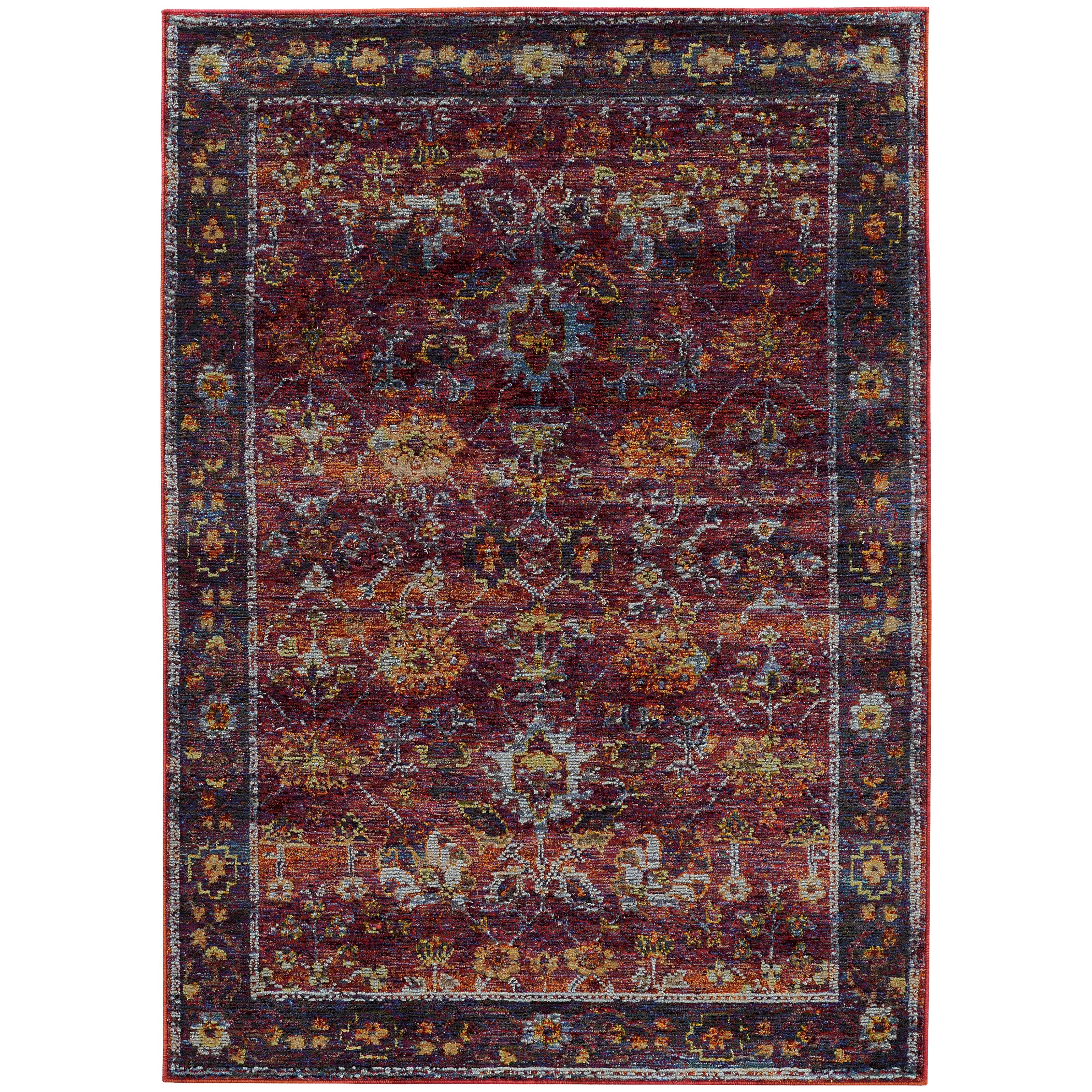 Andorra 7153A Red/Purple 10' x 13'2" Rug