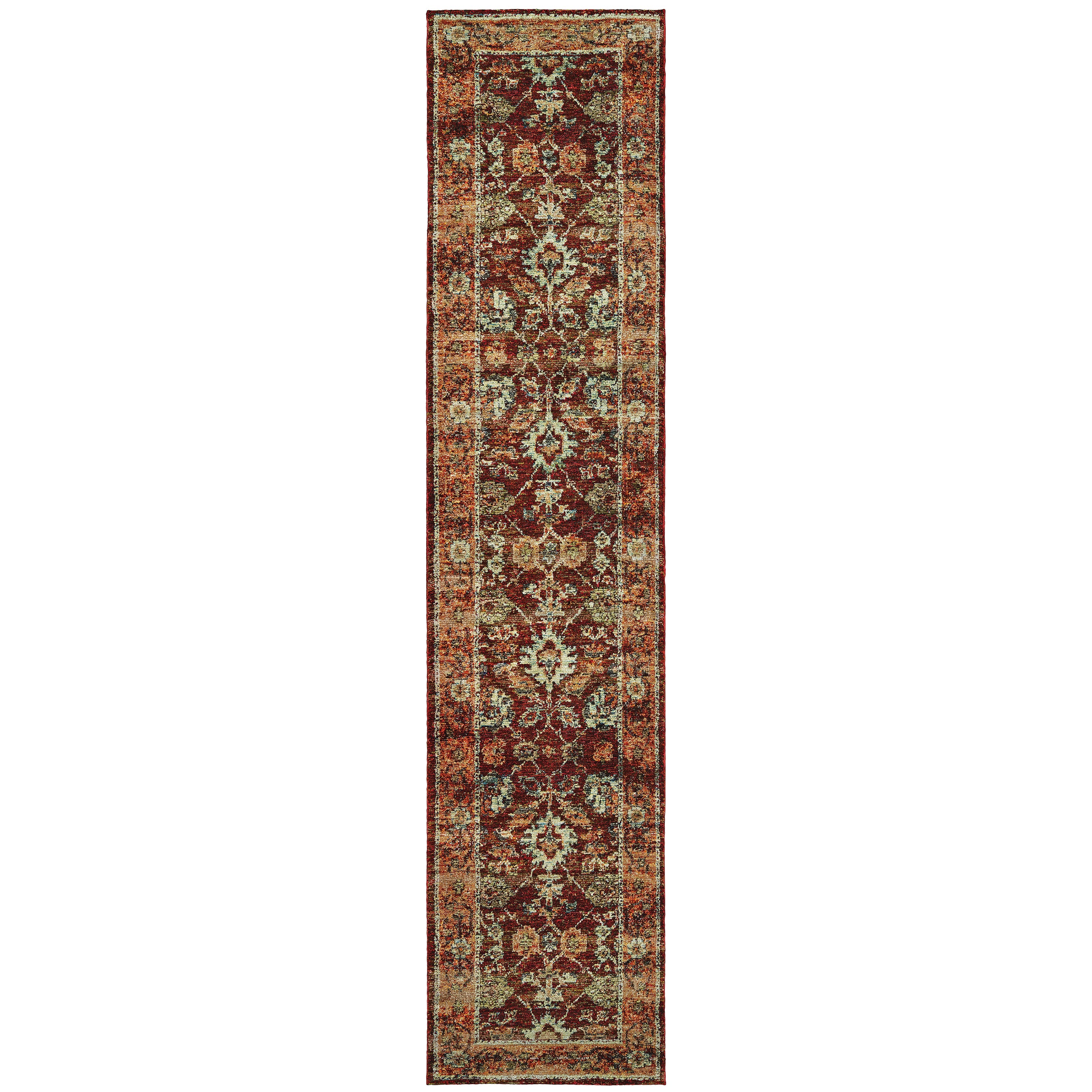 Andorra 7154A Red/Gold 10' x 13'2" Rug