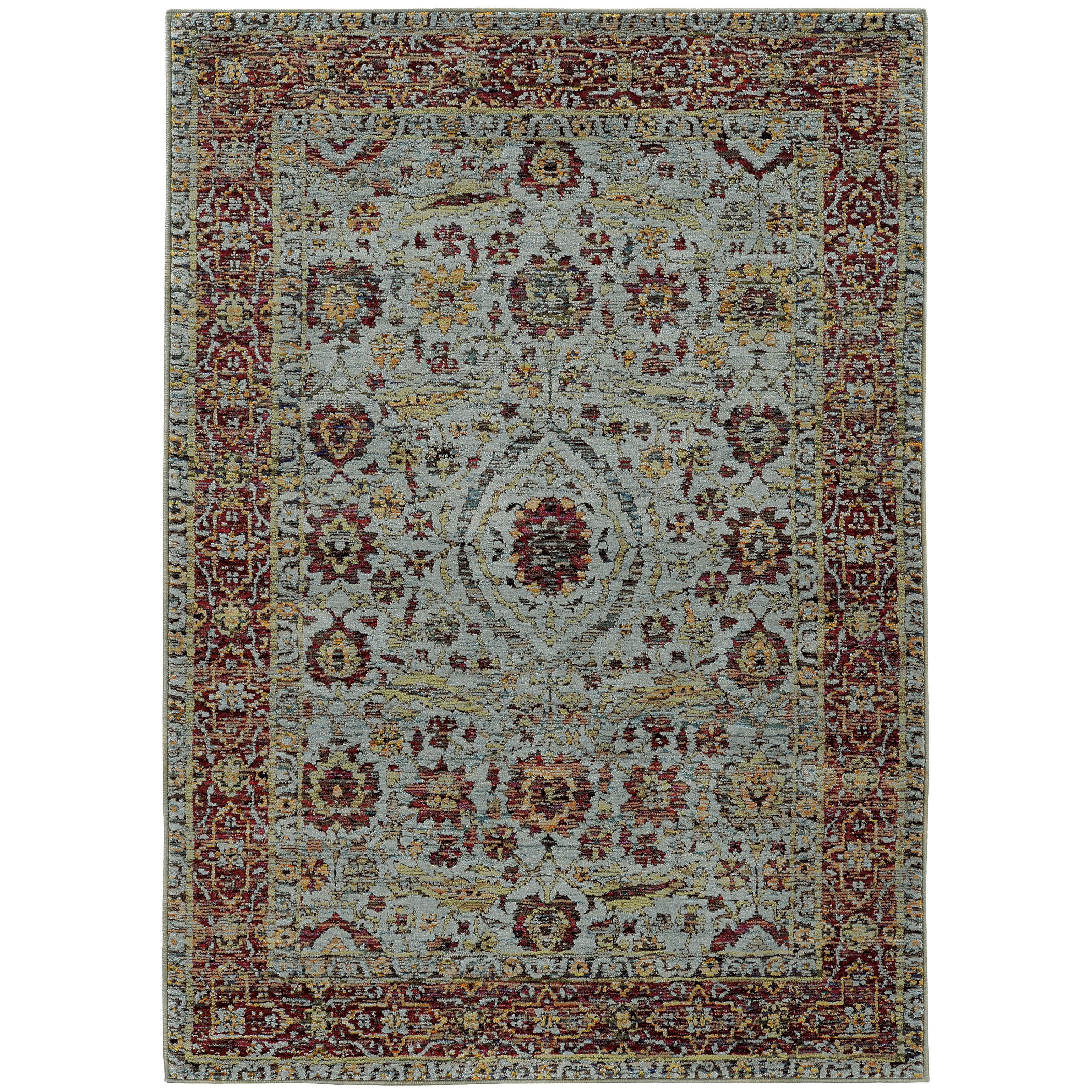 Andorra 7155A Blue/Red 10' x 13'2" Rug