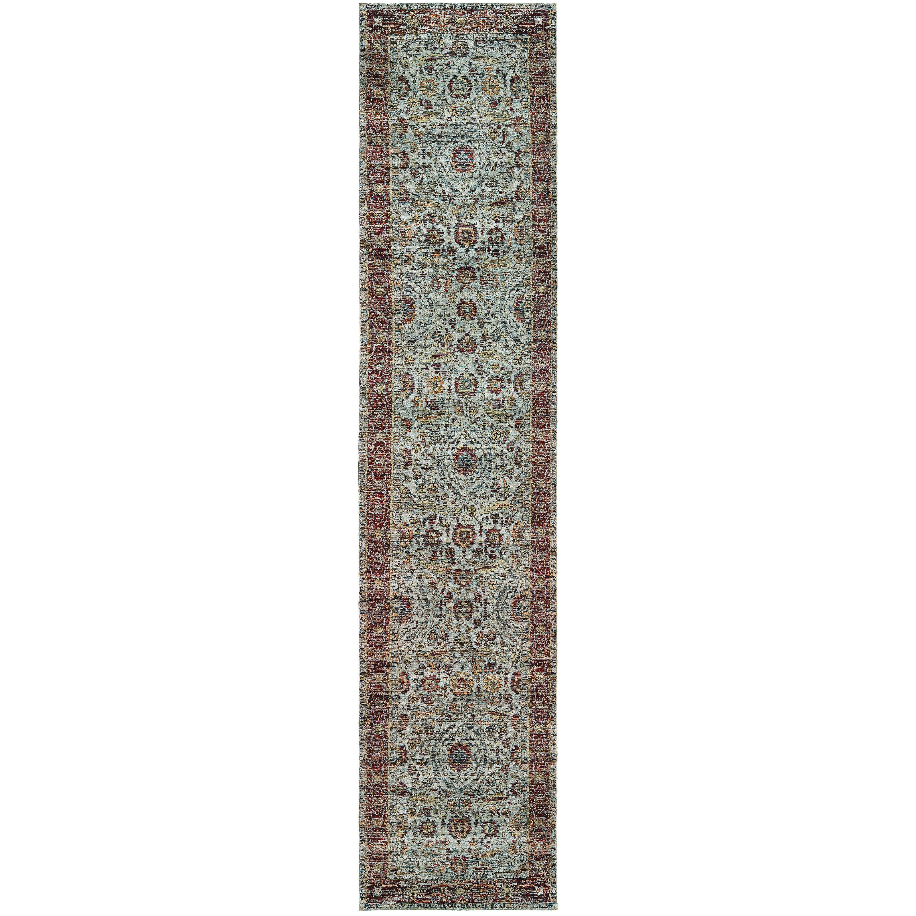 Andorra 7155A Blue/Red 10' x 13'2" Rug