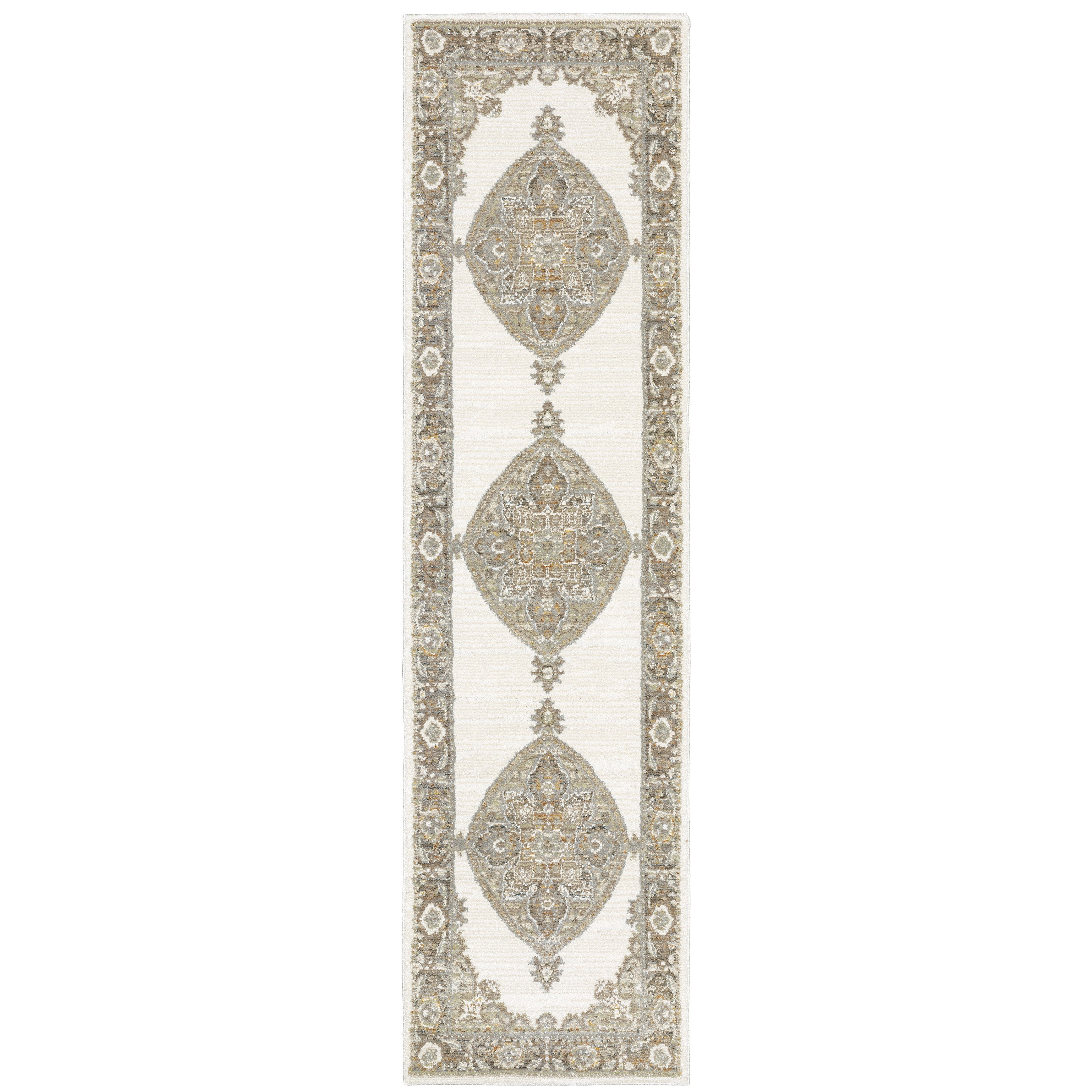 Andorra 7939D Beige/Tan 1'10" x 3'2" Rug