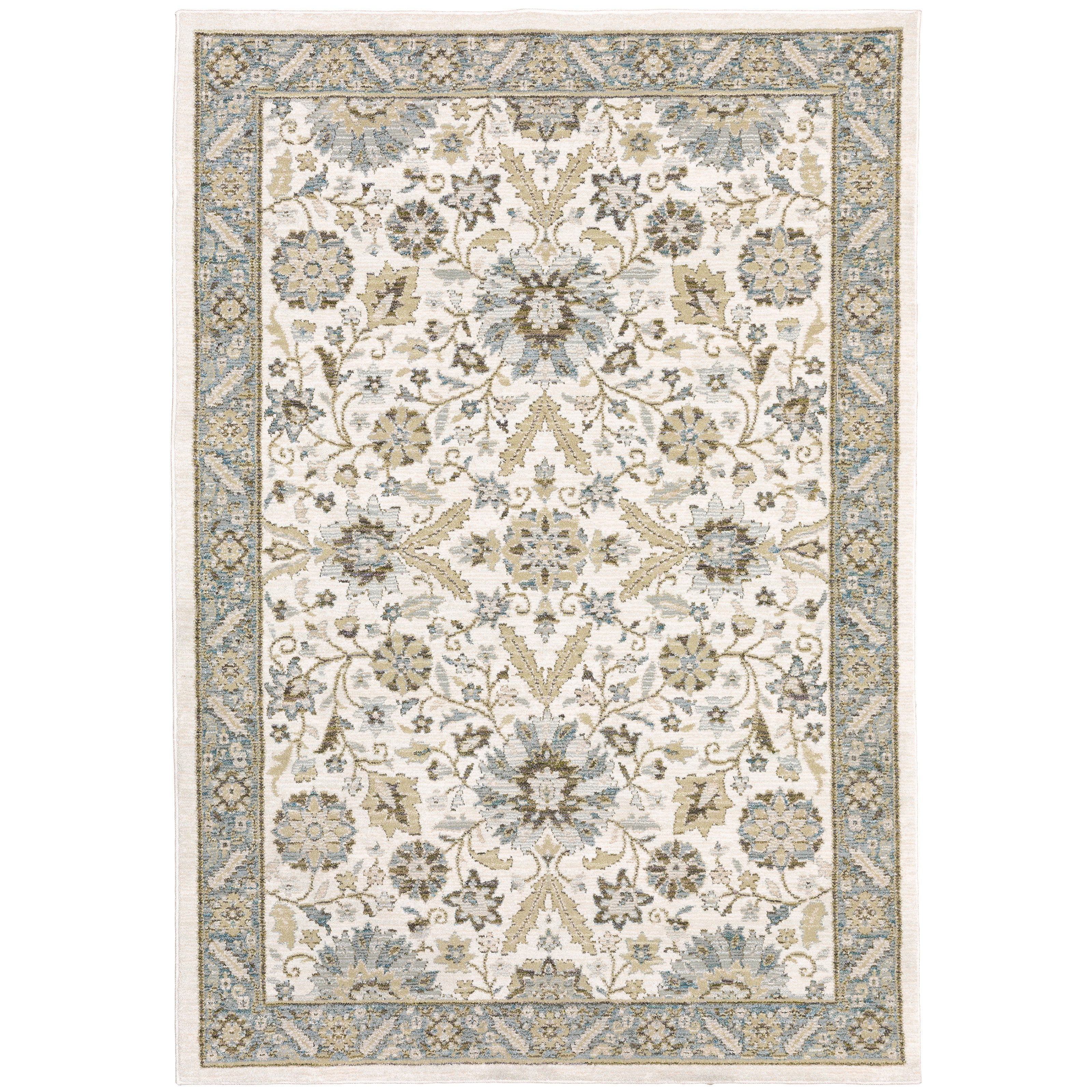 Andorra 8918I Stone/Ivory 1'10" x 3'2" Rug