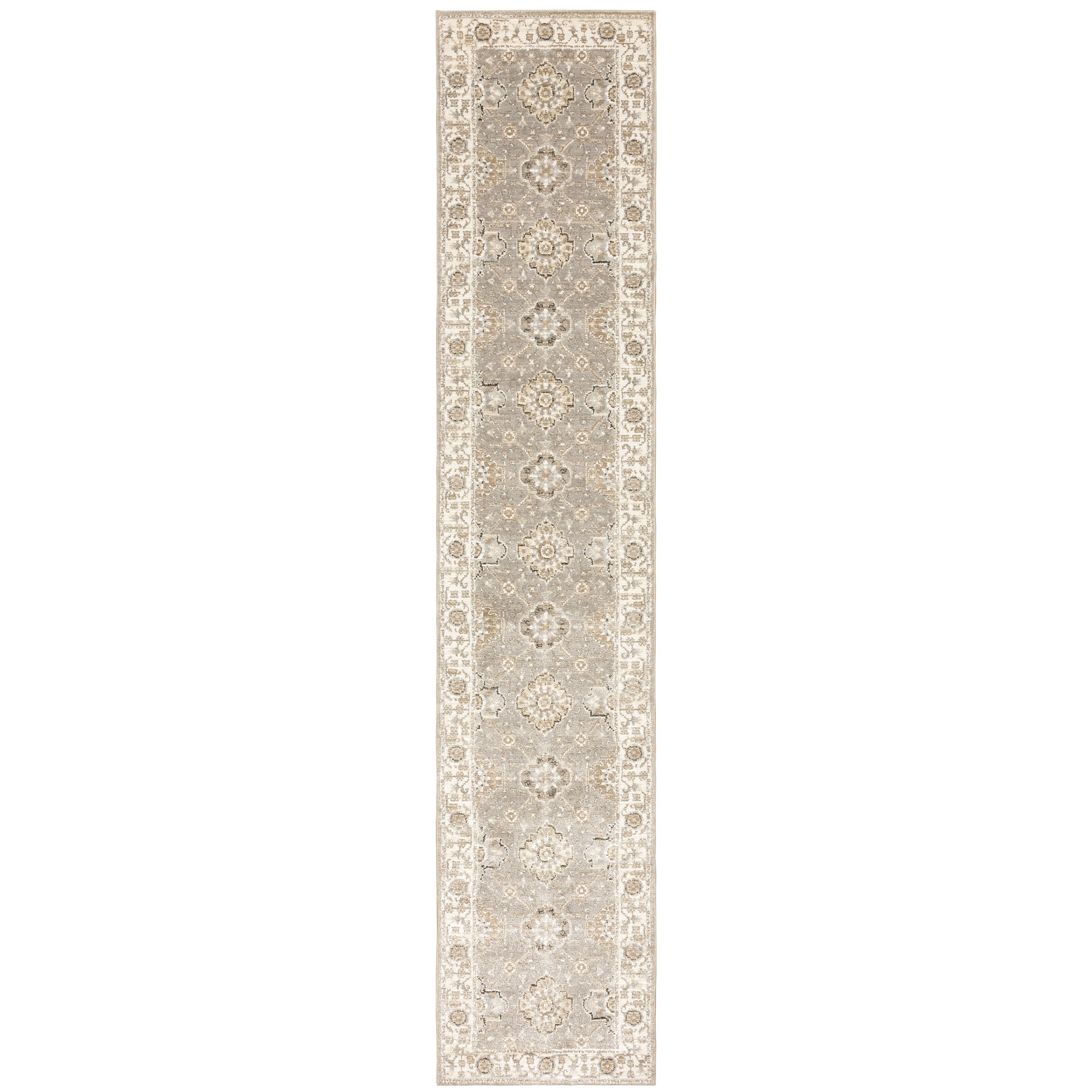 Andorra 8929H Grey/Ivory 1'10" x 3'2" Rug