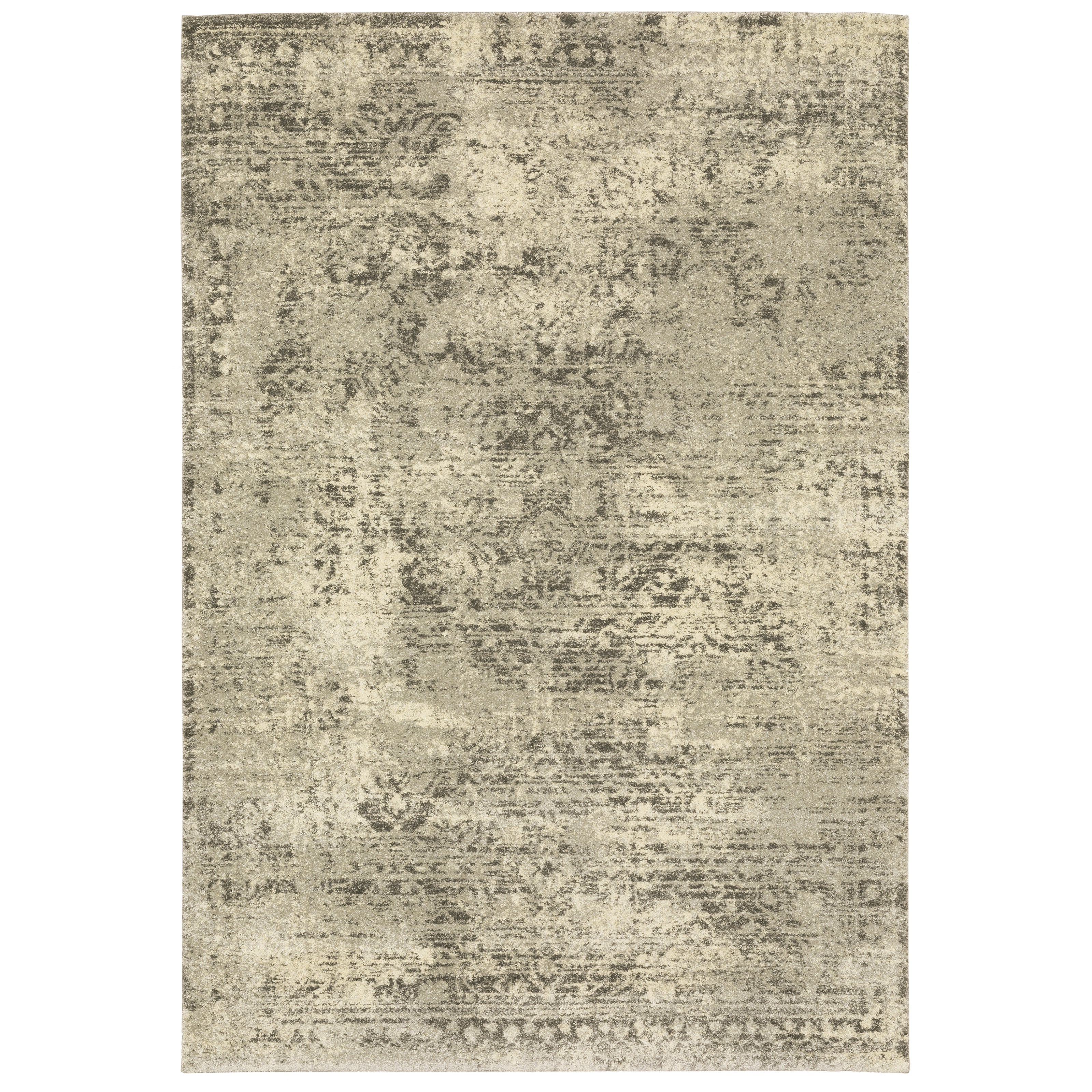 Astor 1806Q Beige/Grey 3'10" x 5'5" Rug