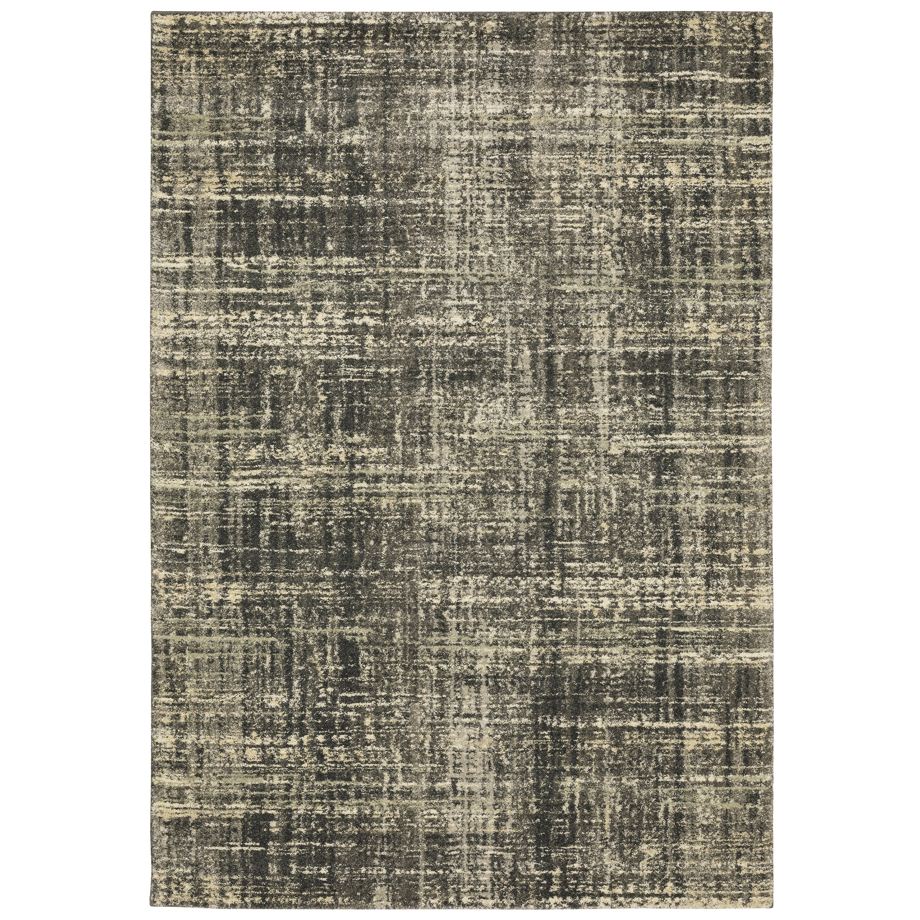 Astor 2541M Charcoal/Beige 3'10" x 5'5" Rug