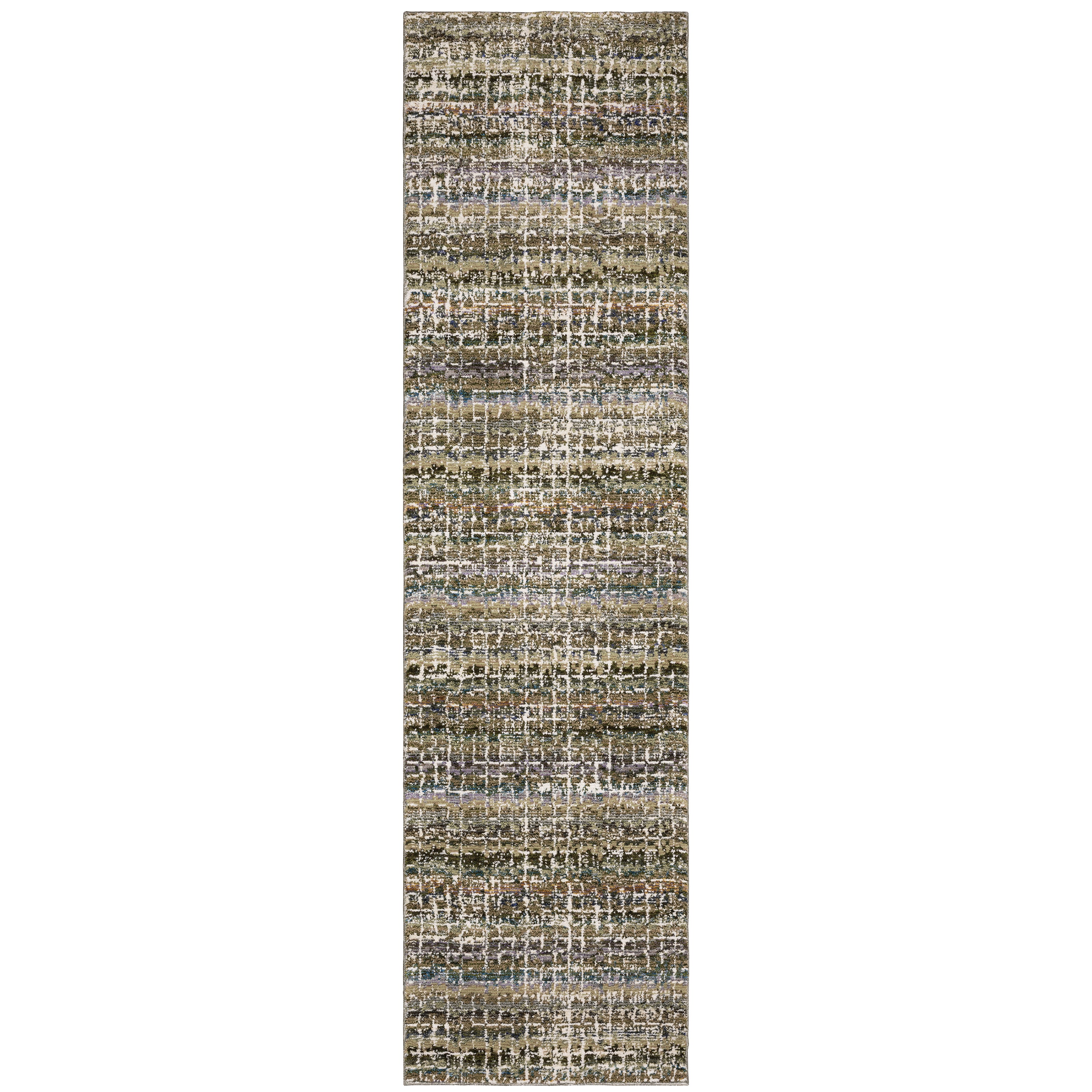 Atlas 747A0 Green/Multi 1'10" x 3'2" Rug