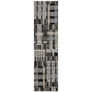 Atlas 752C0 Black/Grey 1'10" x 3'2" Rug