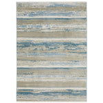 Bauer 042L2 Blue/Beige 2'3" x 7'6" Rug