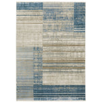 Bauer 090B2 Blue/Beige 2'3" x 7'6" Rug