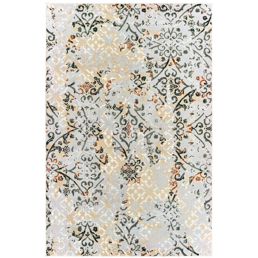 Bowen 108W2 Grey/Gold 3'10" x 5'5" Rug