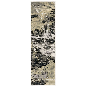 Bowen 109E2 Black/Gold 3'10" x 5'5" Rug