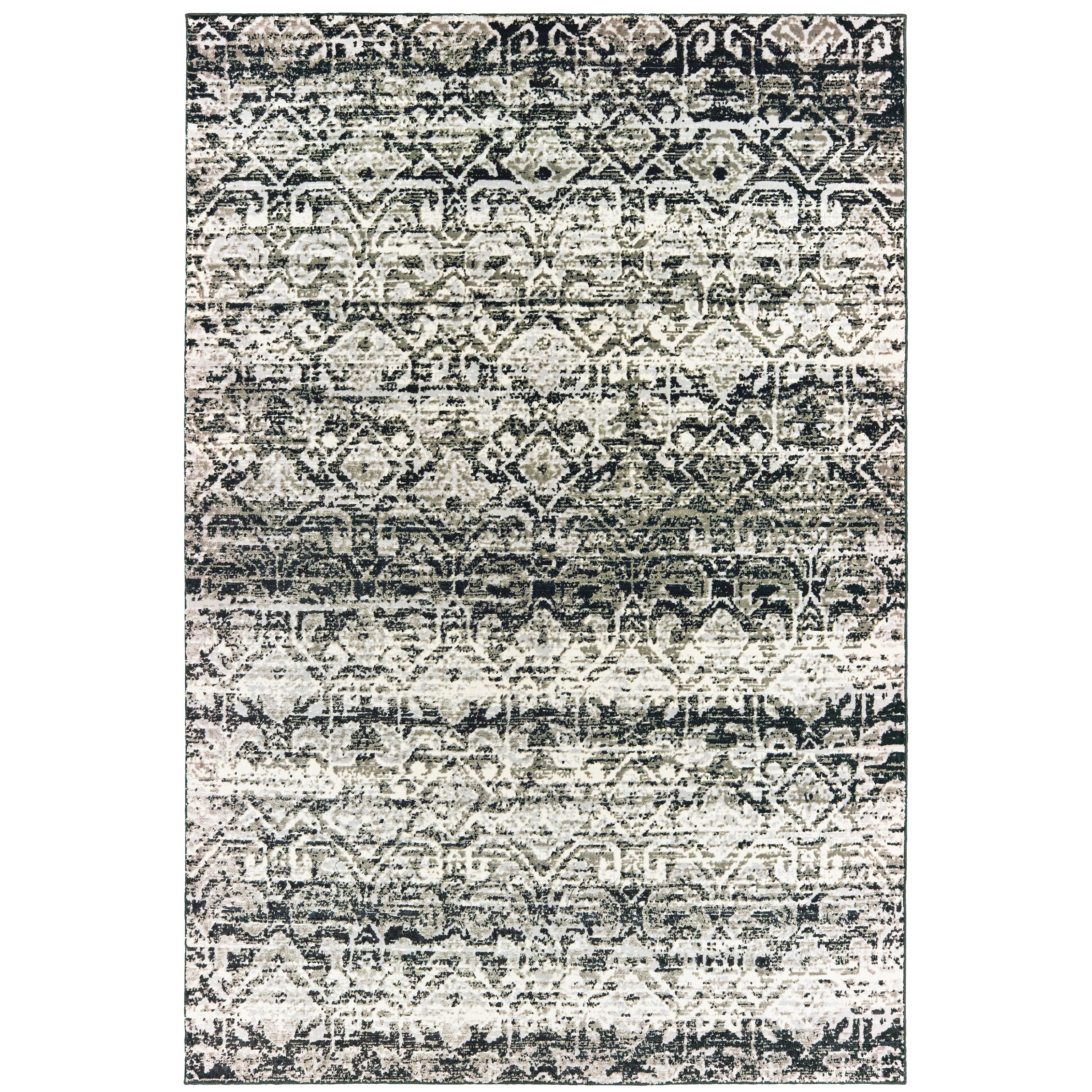 Bowen 042H2 Grey/Ivory 3'10" x 5'5" Rug