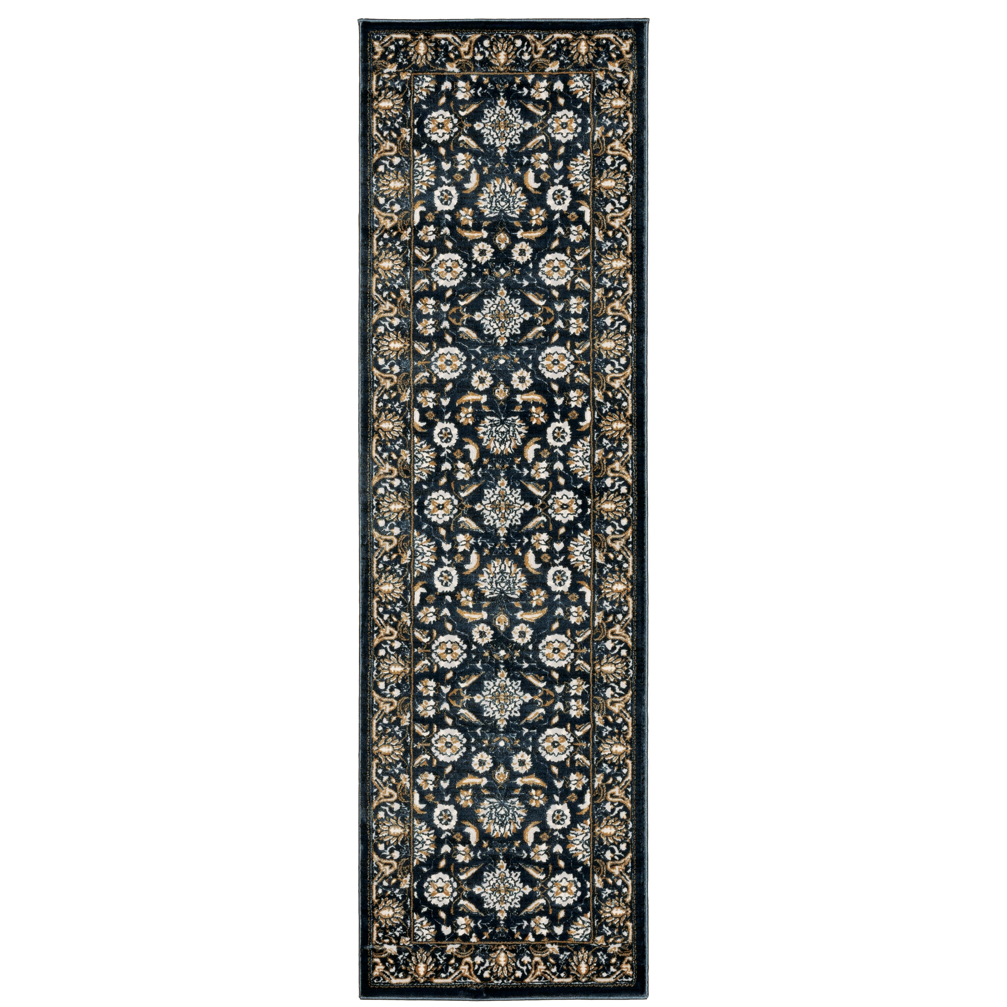 Bowen 534L2 Navy/Gold 3'10" x 5'5" Rug