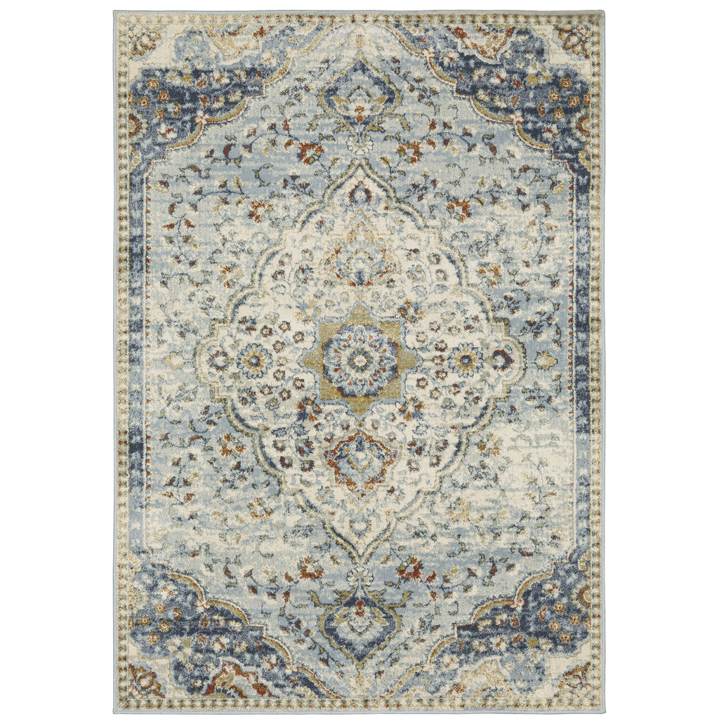 Branson Br01A Blue/Multi 7'10" x 10' Rug