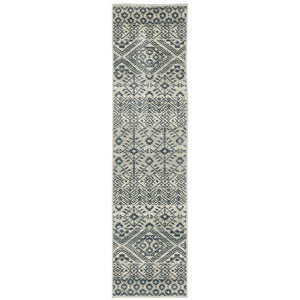 Branson Br02A Blue/Beige 3'3" x 5' Rug