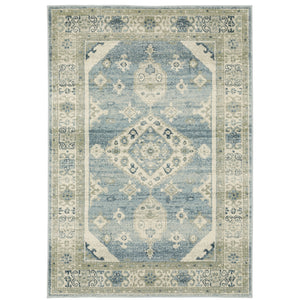 Branson Br03A Blue/Grey 5'3" x 7'3" Rug