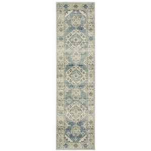 Branson Br03A Blue/Grey 5'3" x 7'3" Rug