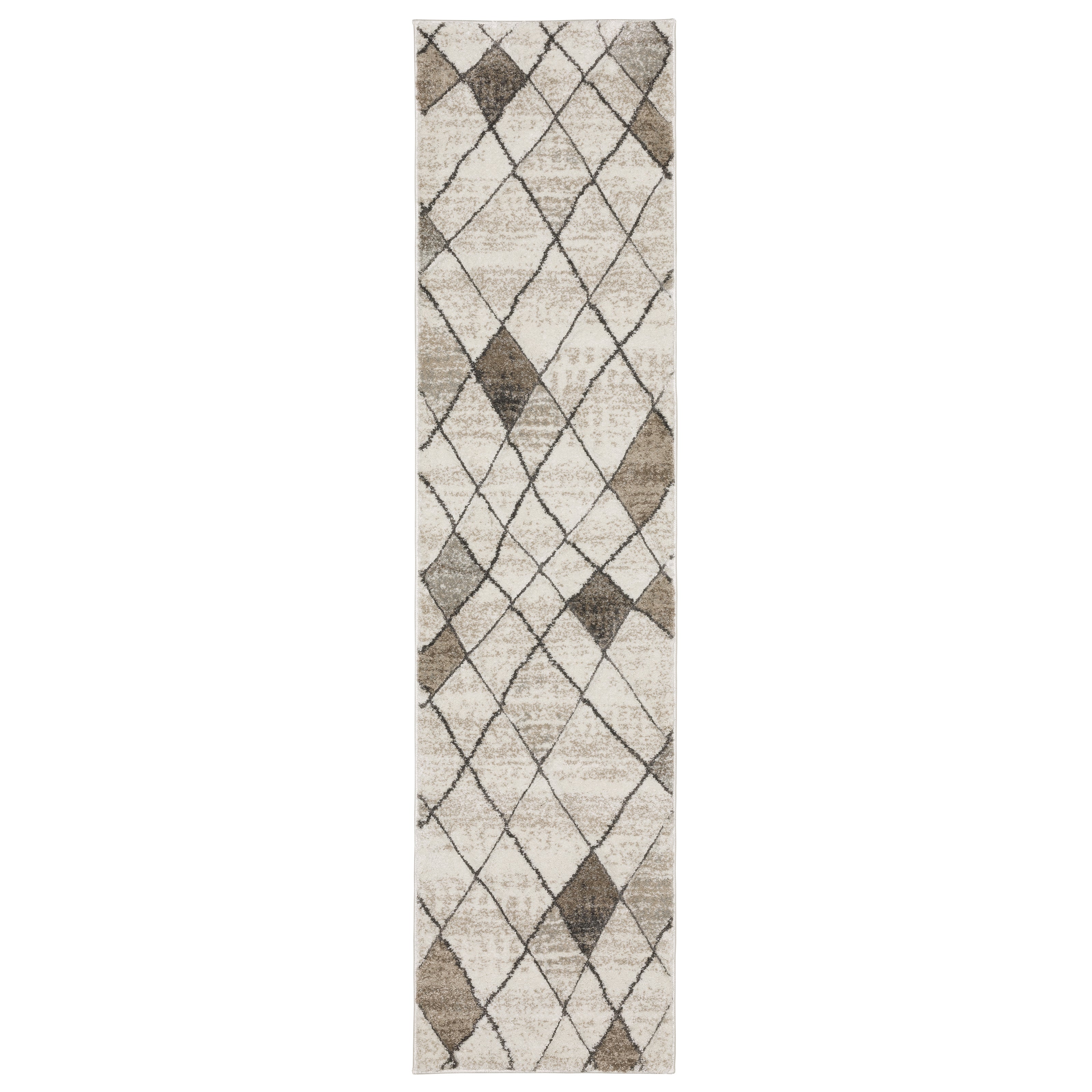 Cambria 4928A Beige/Grey 1'10" x 7'6" Rug