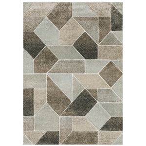 Cambria 004L2 Grey/Brown 1'10" x 7'6" Rug