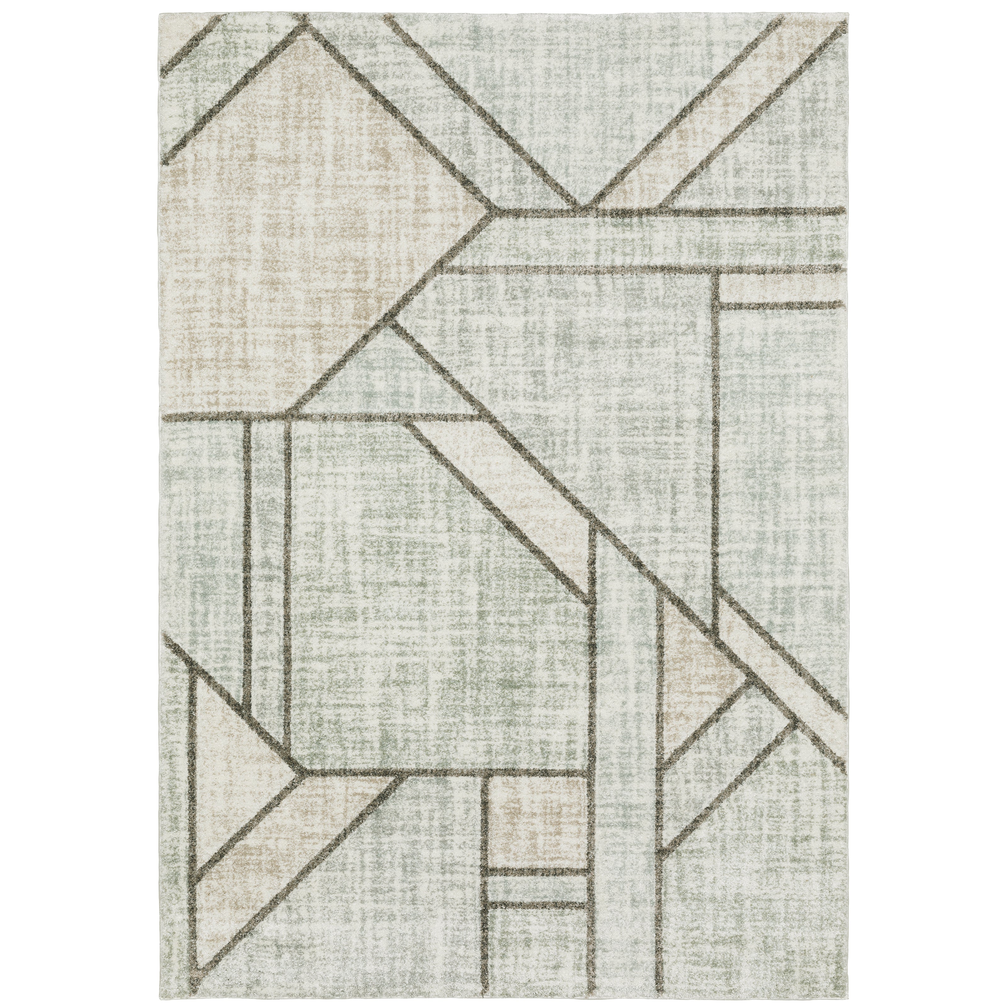 Cambria 5569B Grey/Beige 1'10" x 7'6" Rug