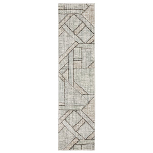 Cambria 5569B Grey/Beige 1'10" x 7'6" Rug