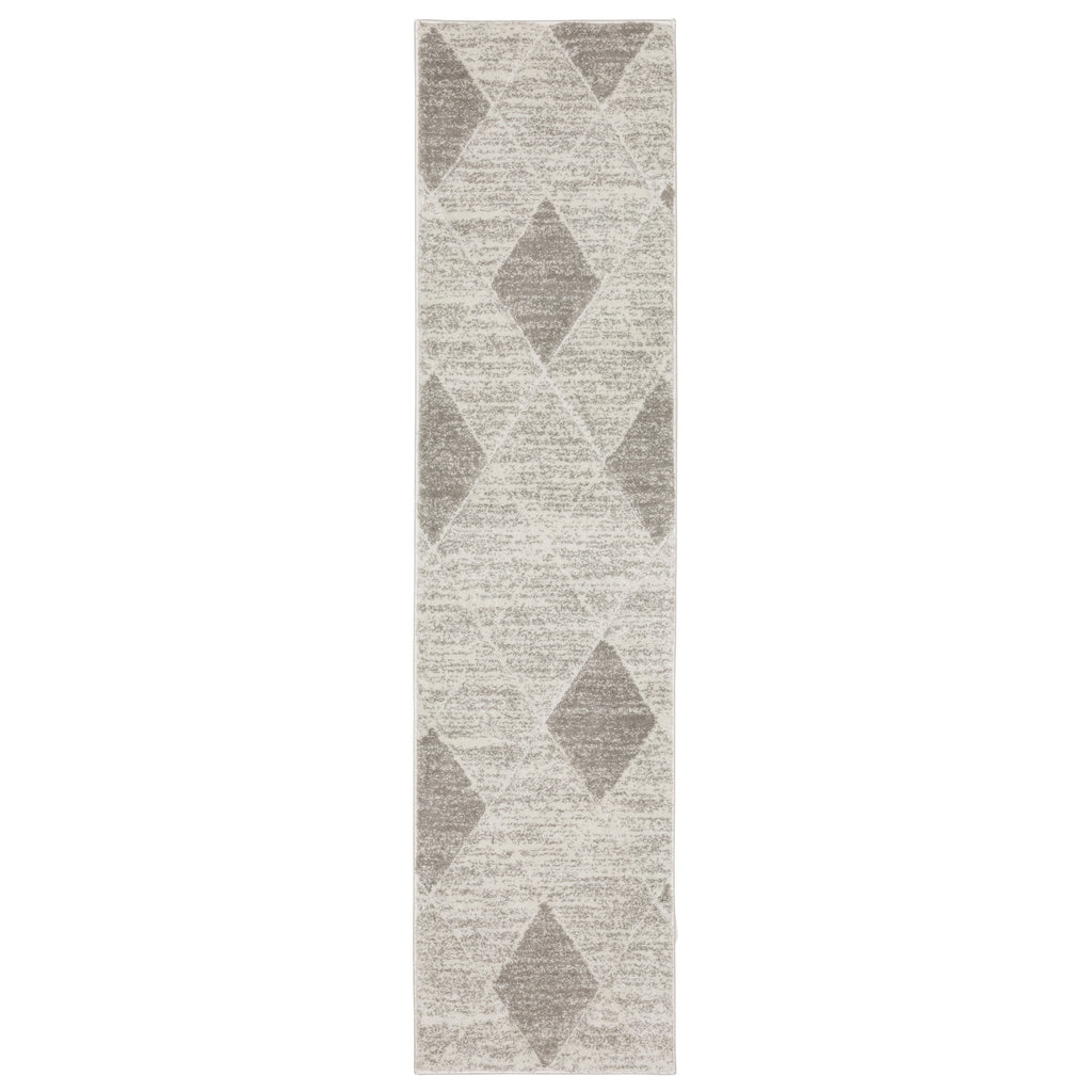 Cambria 005W2 Grey/Ivory 1'10" x 7'6" Rug