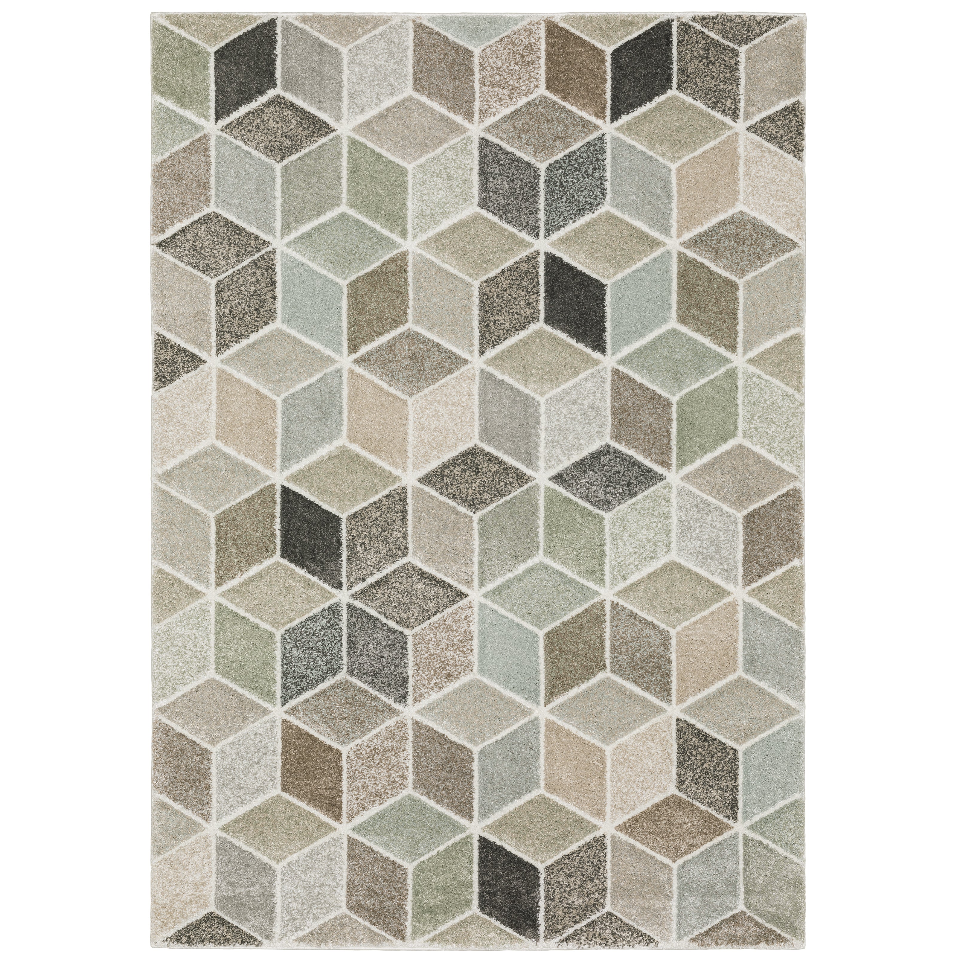 Cambria 083J2 Beige/Multi 1'10" x 7'6" Rug