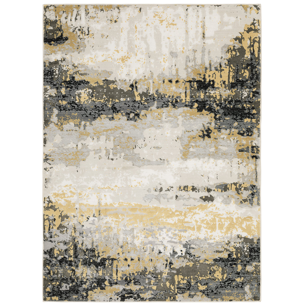 Caravan 2061X Grey/Gold 7'10" x 10'10" Rug