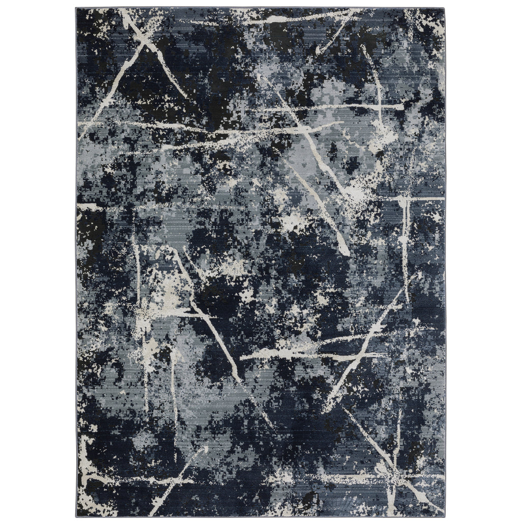 Caravan 7150B Blue/Grey 3'3" x 5' Rug