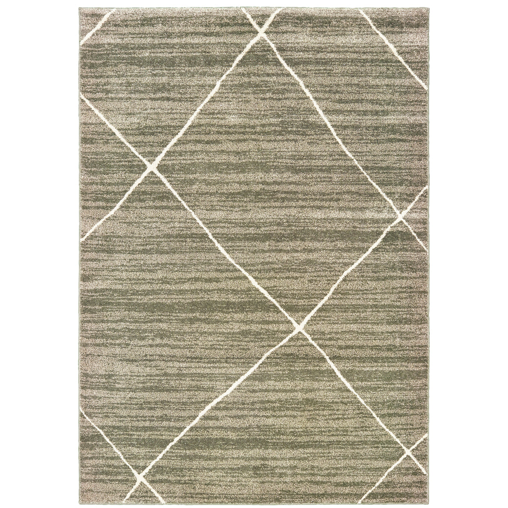 Carson 9661A Grey/Ivory 2' x 3' Rug