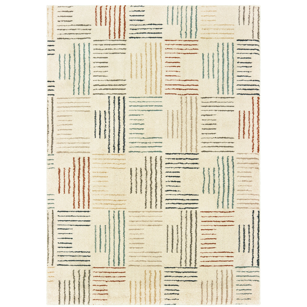 Carson 9663A Ivory/Multi 2' x 3' Rug