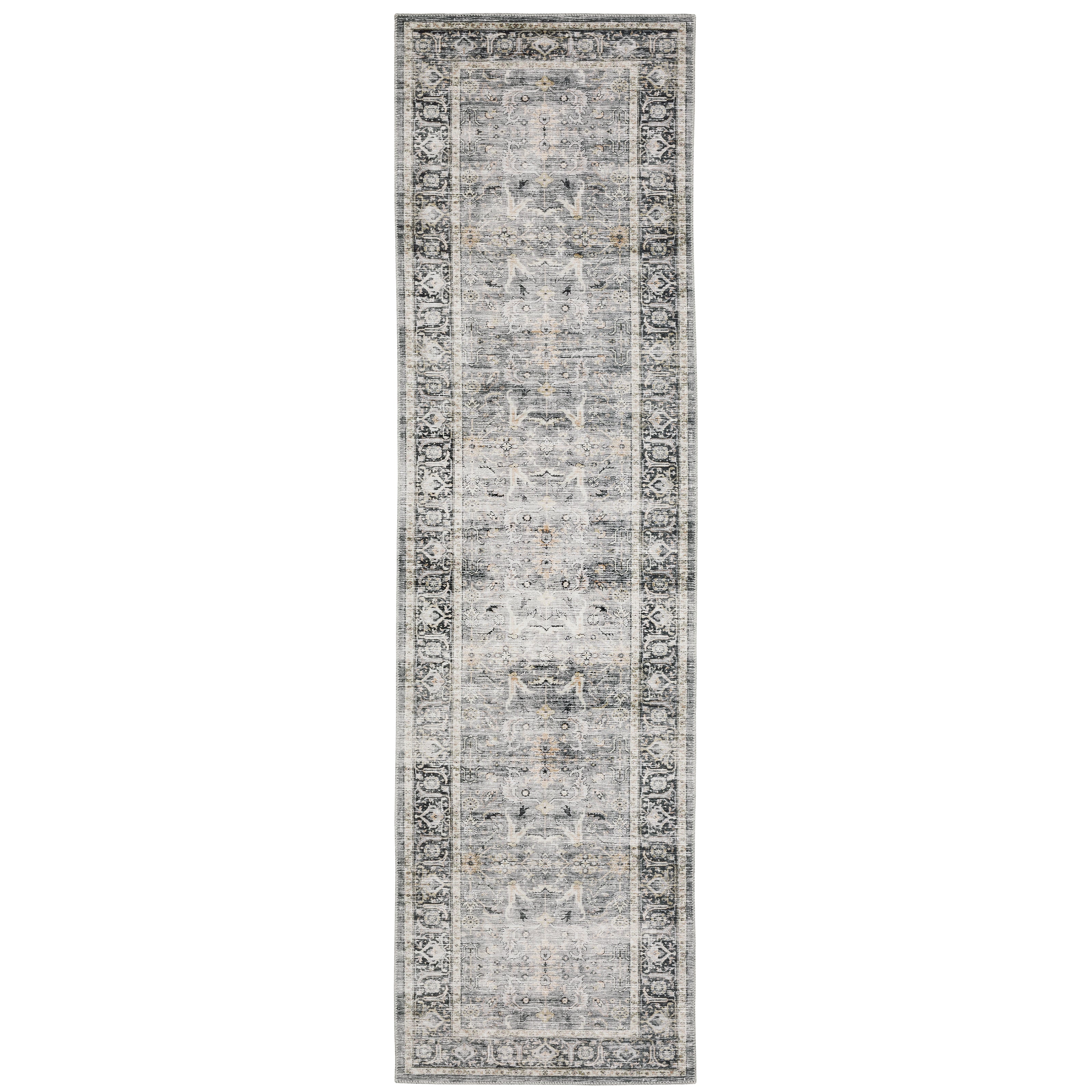 Charleston Cha07 Charcoal/Grey 2' x 3' Rug