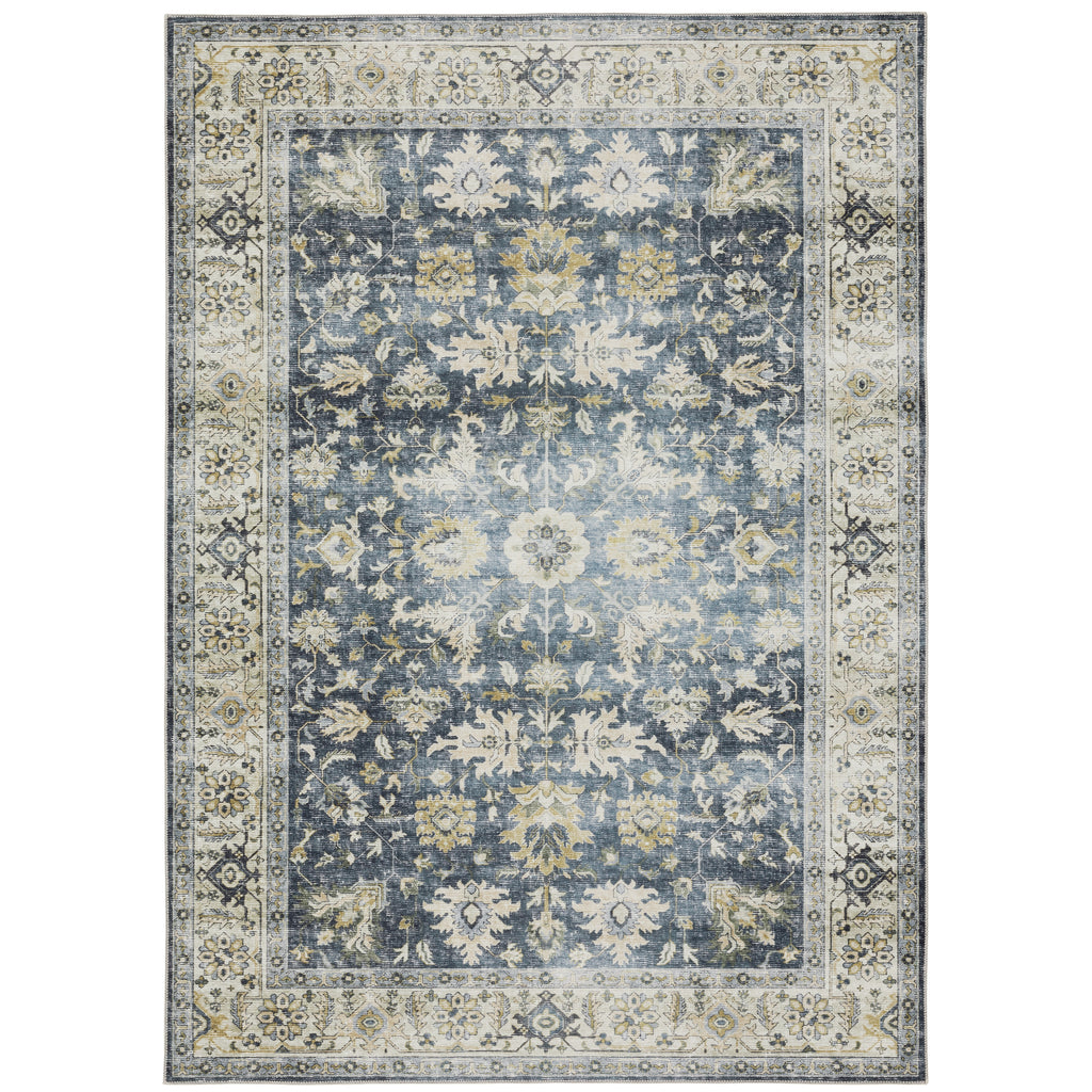 Charleston Cha08 Charcoal/Gold 2' x 3' Rug