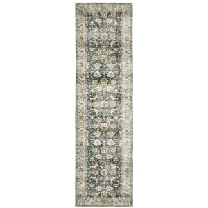 Charleston Cha09 Blue/Gold 2' x 3' Rug